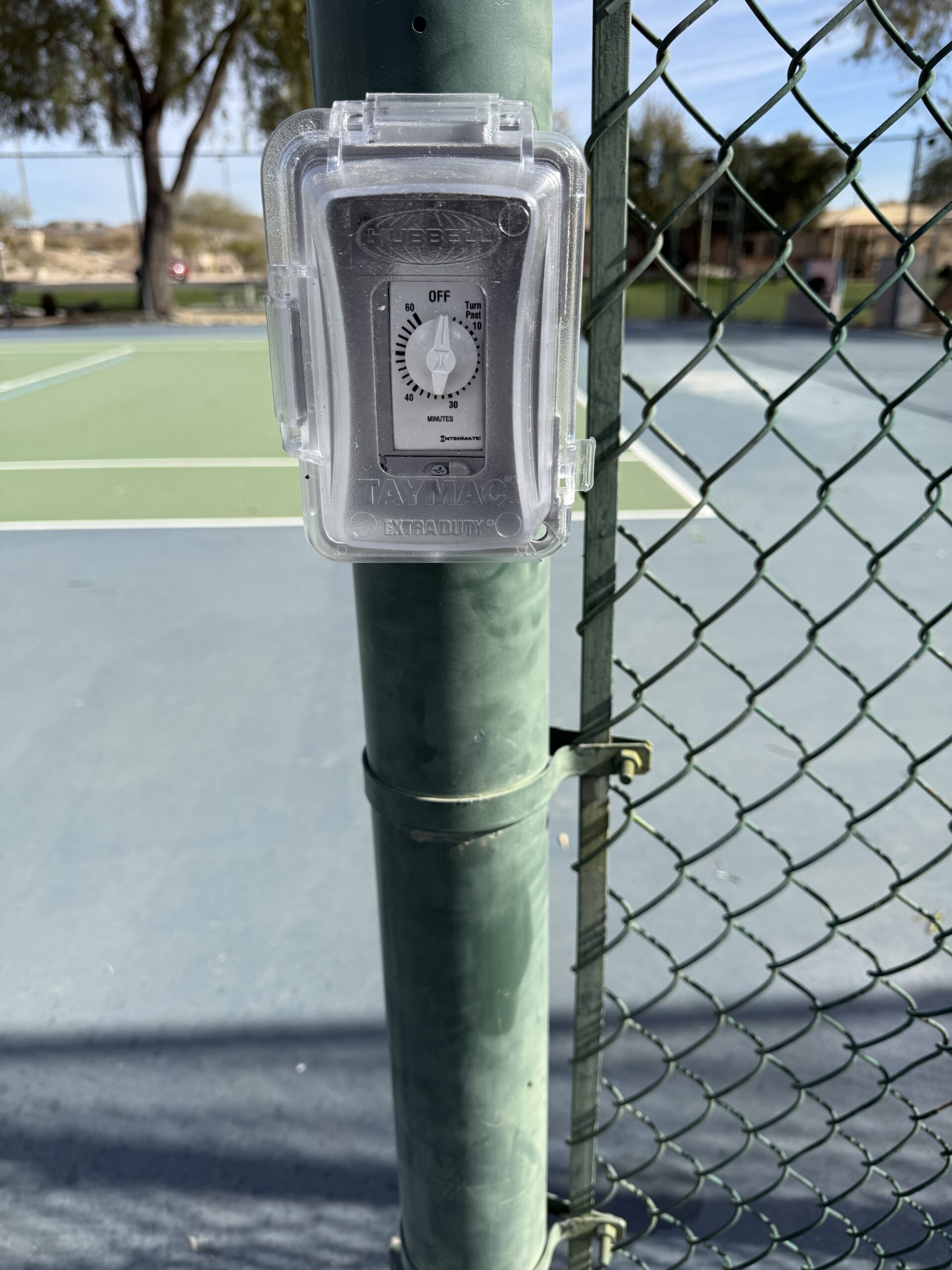 Precision breaker replacement work completed in a outdoor space located in Mesa