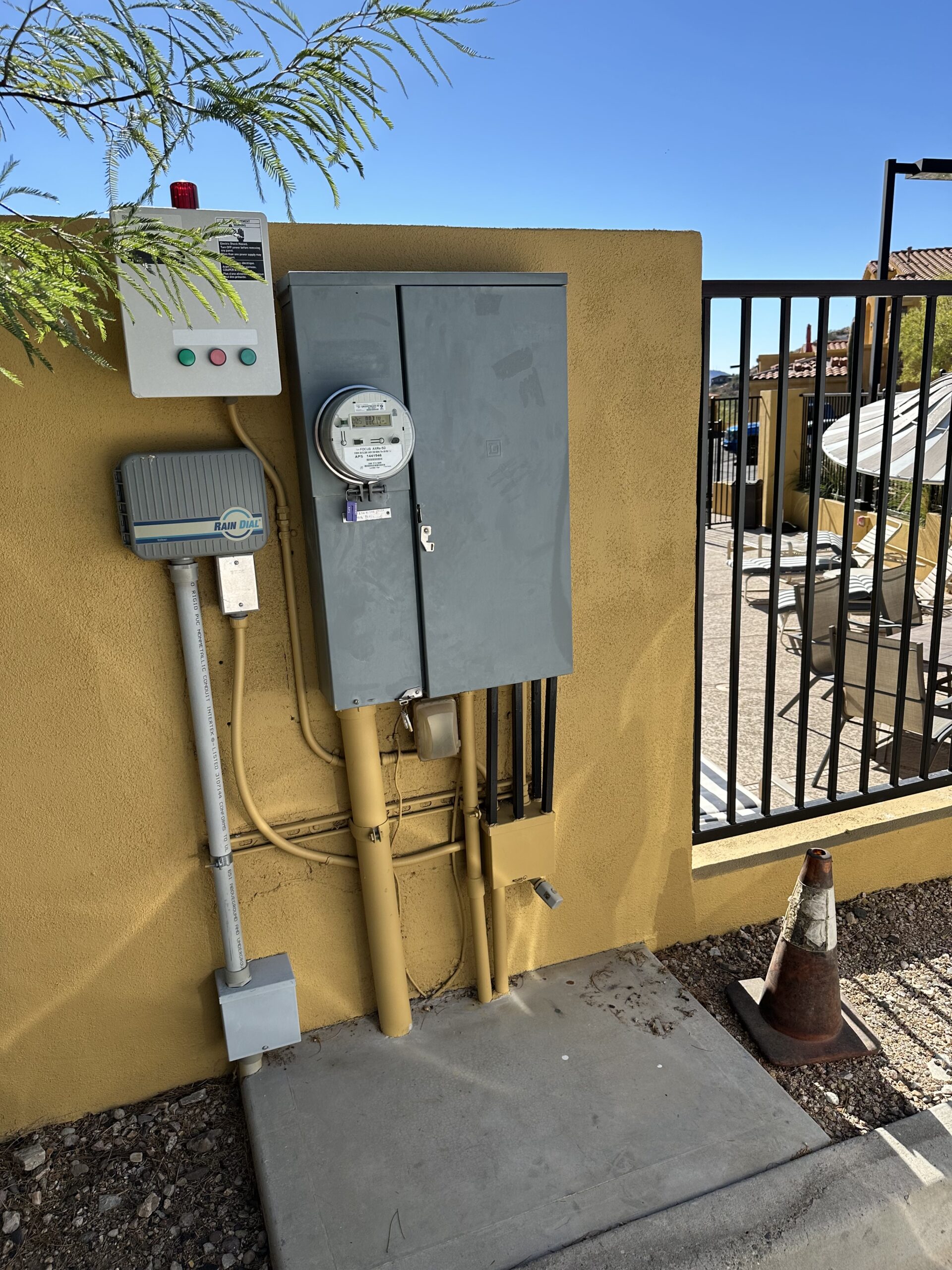 Detailed electrical inspection work completed in a commercial space located in Paradise Valley