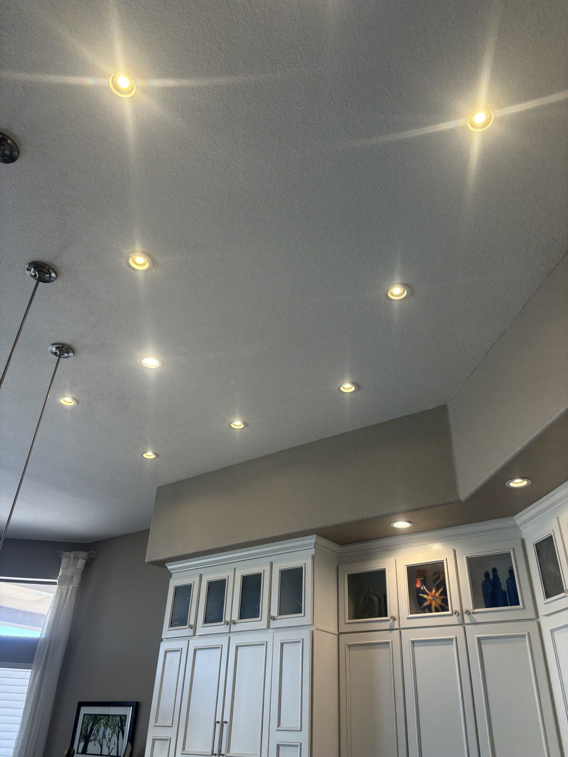 Precision kitchen cabinet lighting work completed in a equestrian space located in Queen Creek