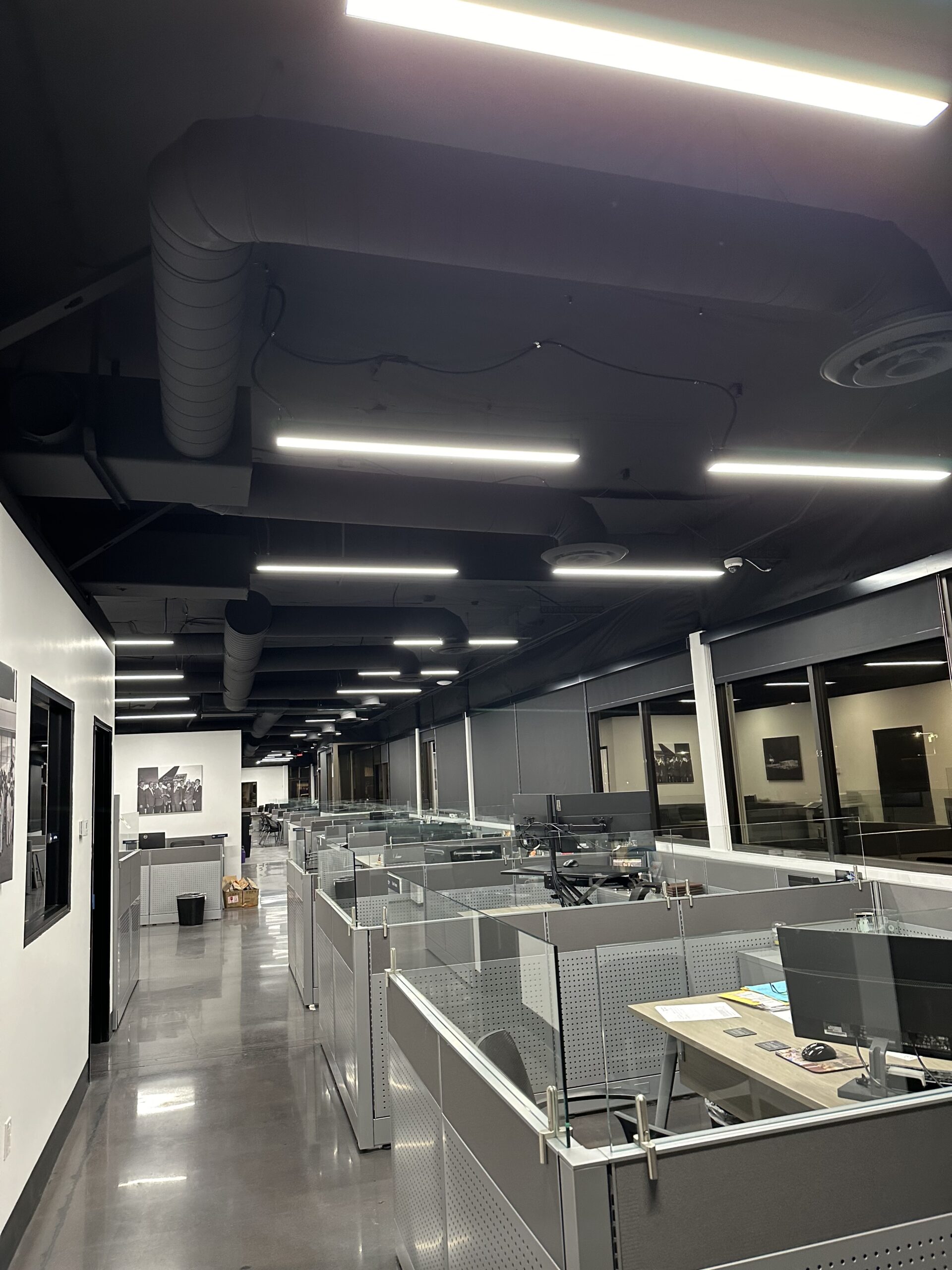 Durable recessed lighting work completed in a equestrian space located in Queen Creek